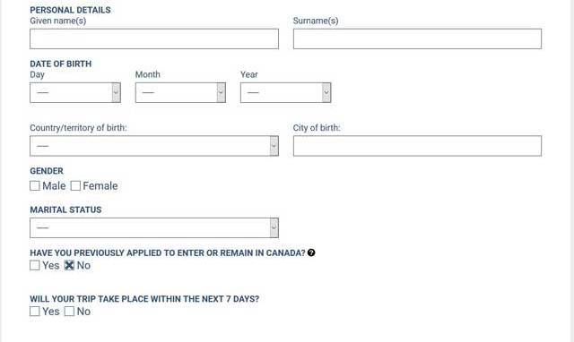 how to apply for canadian visitor visa from usa