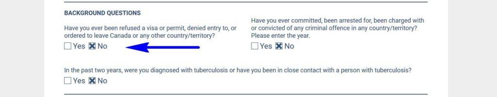Canadian Tourist visa